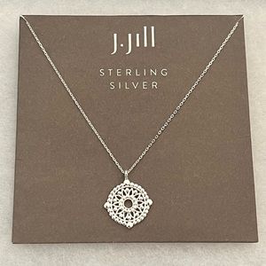 J Jill Sterling Silver Medallion Necklace
